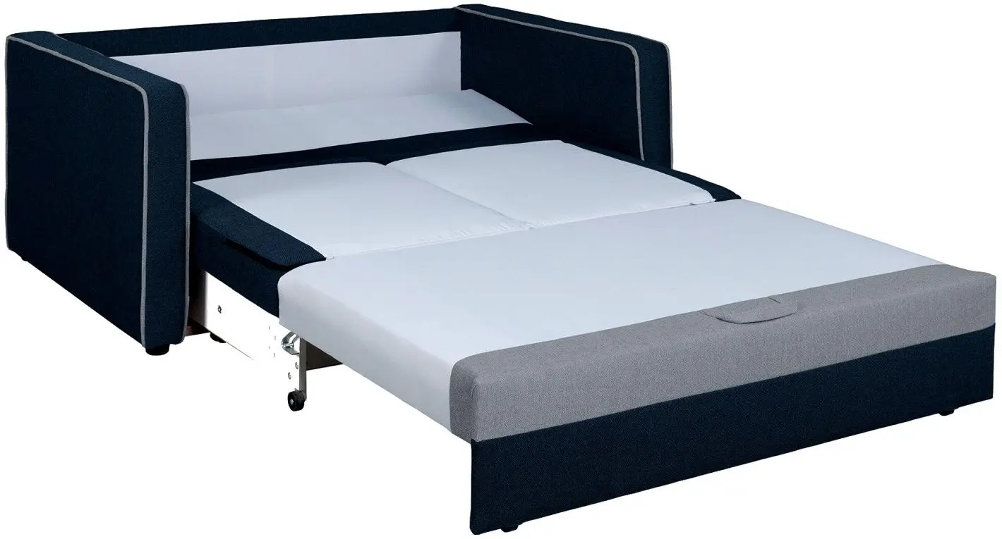 Canapea extensibila Mobhaus Dada (Blue Light/Blue) - 6