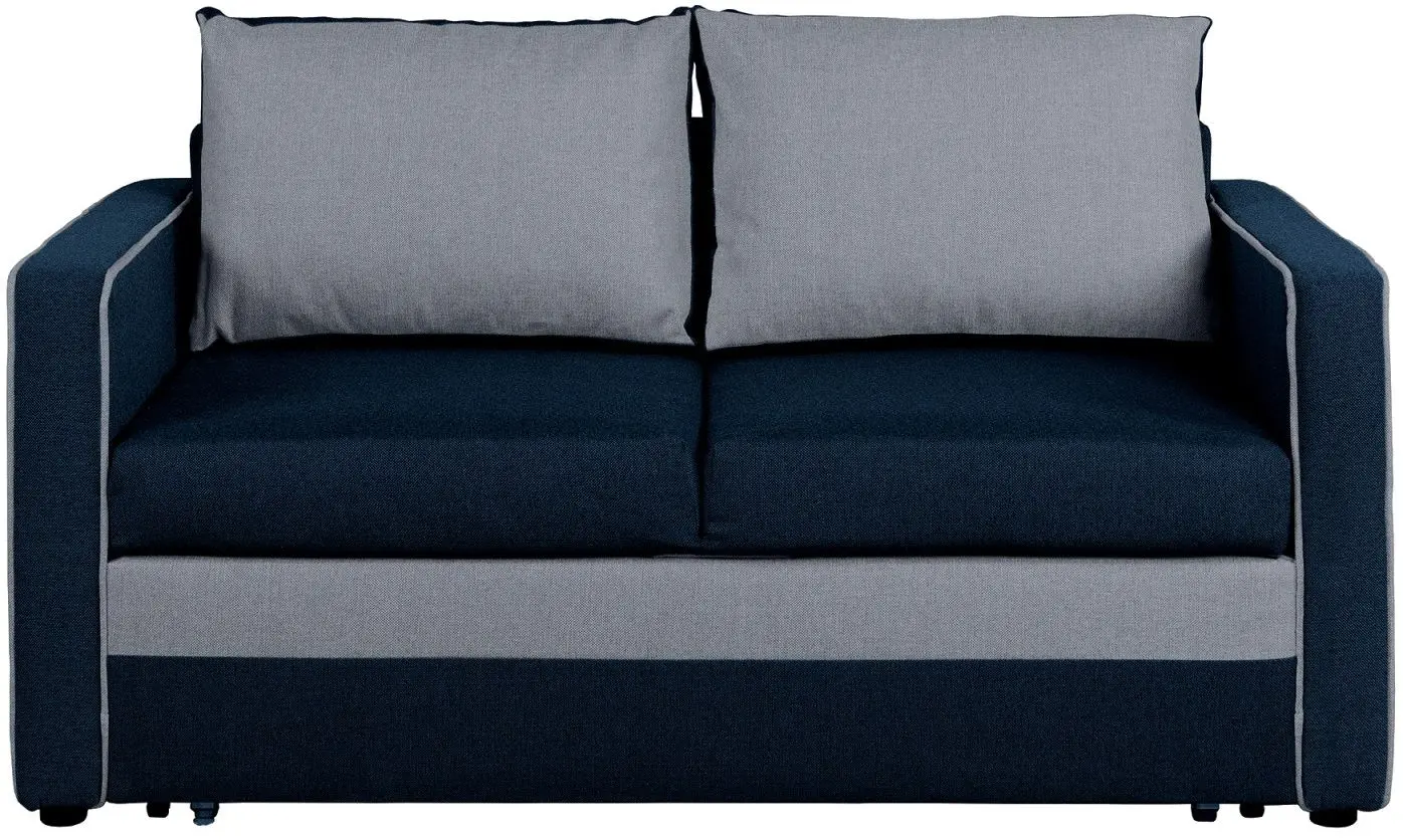 Canapea extensibila Mobhaus Dada (Blue Light/Blue) - 7