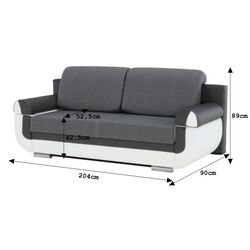 Диван раскладной Mobhaus Kardyn (White/Gray) Thumb