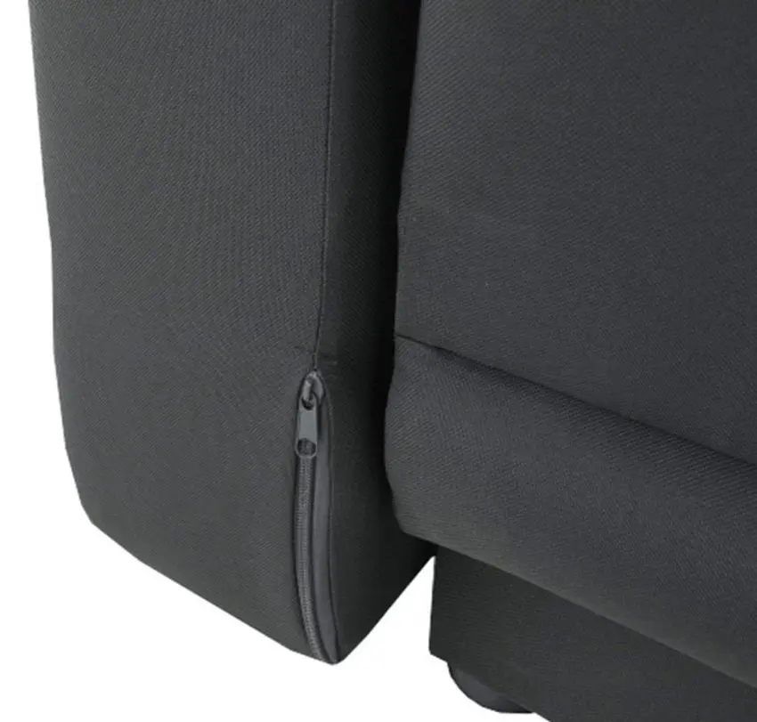 Canapea extensibila Mobhaus Laurel Left (Gray-Black)