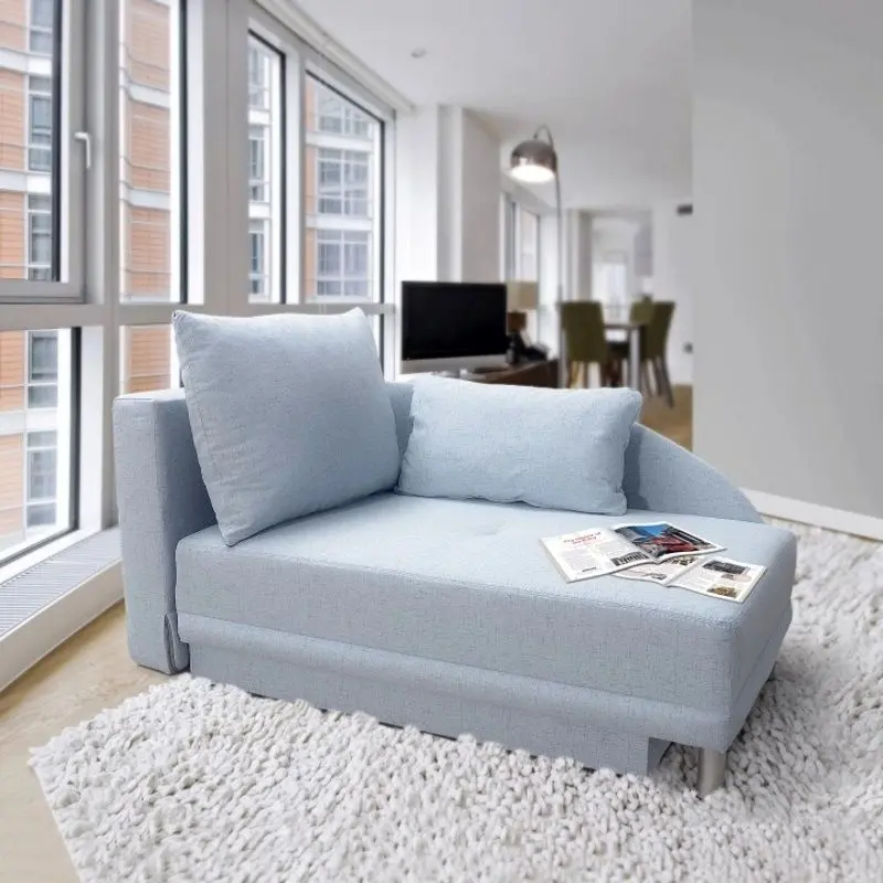 Canapea extensibila Mobhaus Laurel Left (Light Blue) - 7