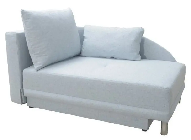 Canapea extensibila Mobhaus Laurel Left (Light Blue)