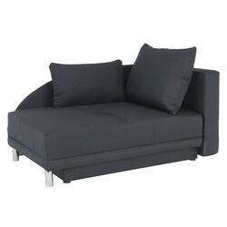 Canapea extensibila Mobhaus Laurel Right (Gray-Black)