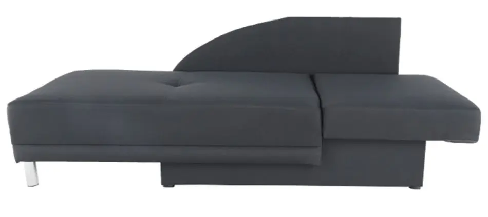 Canapea extensibila Mobhaus Laurel Right (Gray-Black)