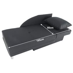 Canapea extensibila Mobhaus Laurel Right (Gray-Black) Thumb