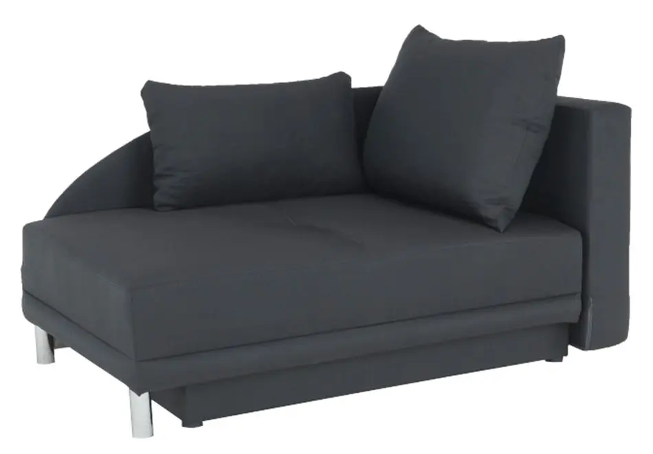 Canapea extensibila Mobhaus Laurel Right (Gray-Black)