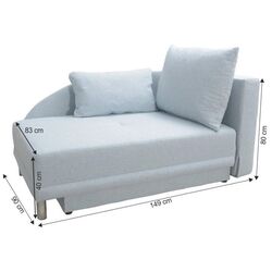 Диван раскладной Mobhaus Laurel Right (Light Blue) Thumb