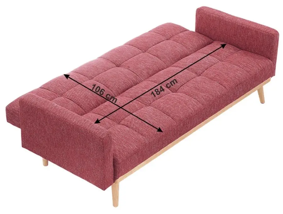 Диван раскладной Mobhaus Mavera (Burgundy) - 3