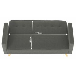 Canapea extensibila Mobhaus Otisa (Gray) Thumb