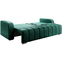 Canapea extensibila Mobhaus Porima (Emerald) Thumb