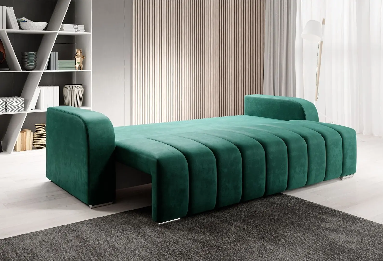 Canapea extensibila Mobhaus Porima (Emerald)