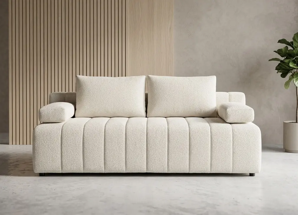 Canapea Mobiland Domino Wave 01 (Cream)
