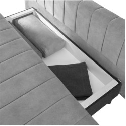 Canapea Mobiland Domino Wave 02 (Taupe) Thumb
