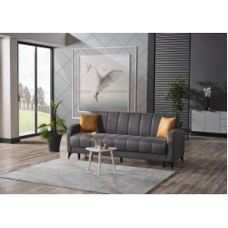 Canapea Mobiland Lotus Terkos 15 (Dark Grey)