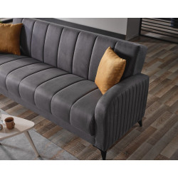 Canapea Mobiland Lotus Terkos 15 (Dark Grey) Thumb