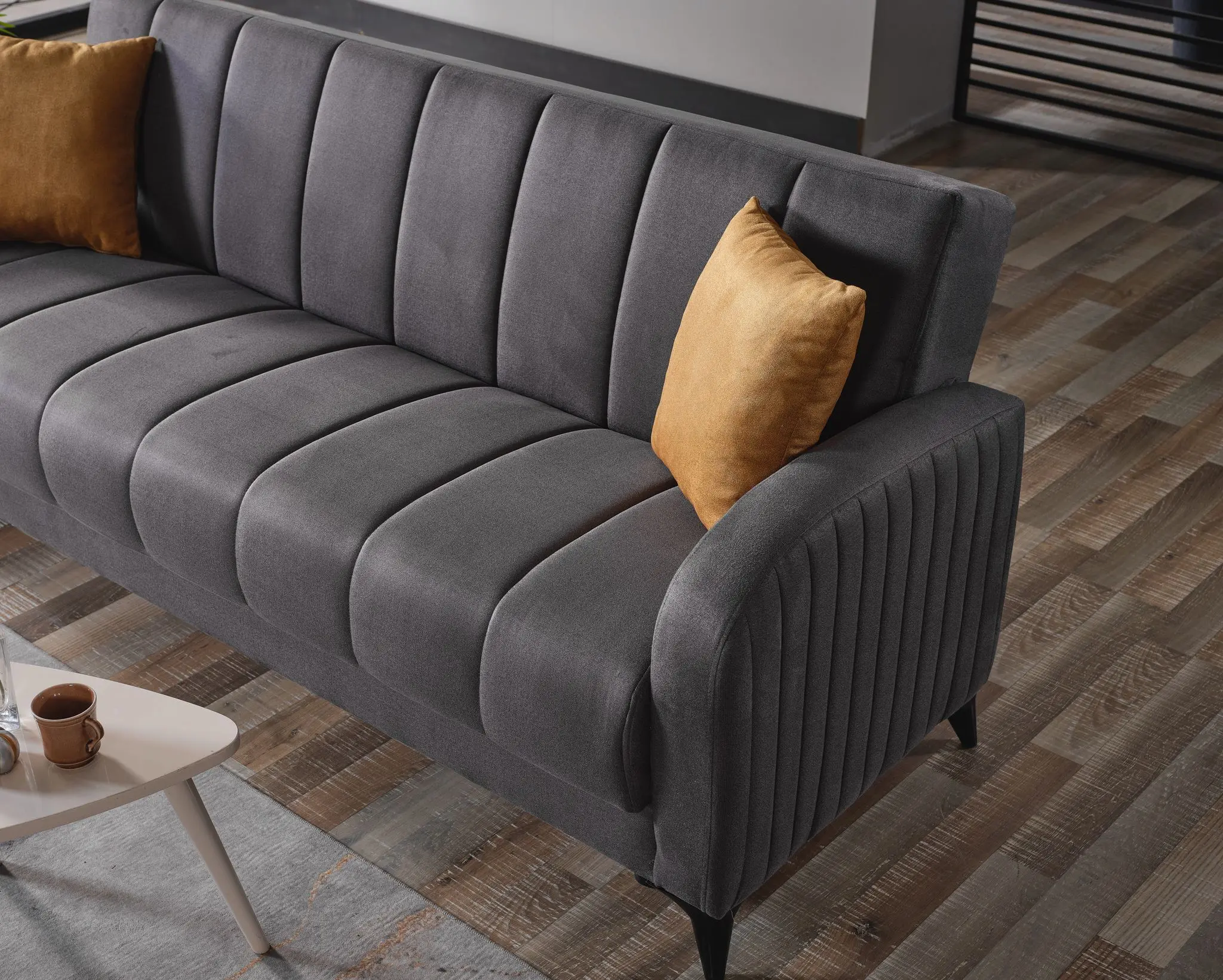 Canapea Mobiland Lotus Terkos 15 (Dark Grey) - 4