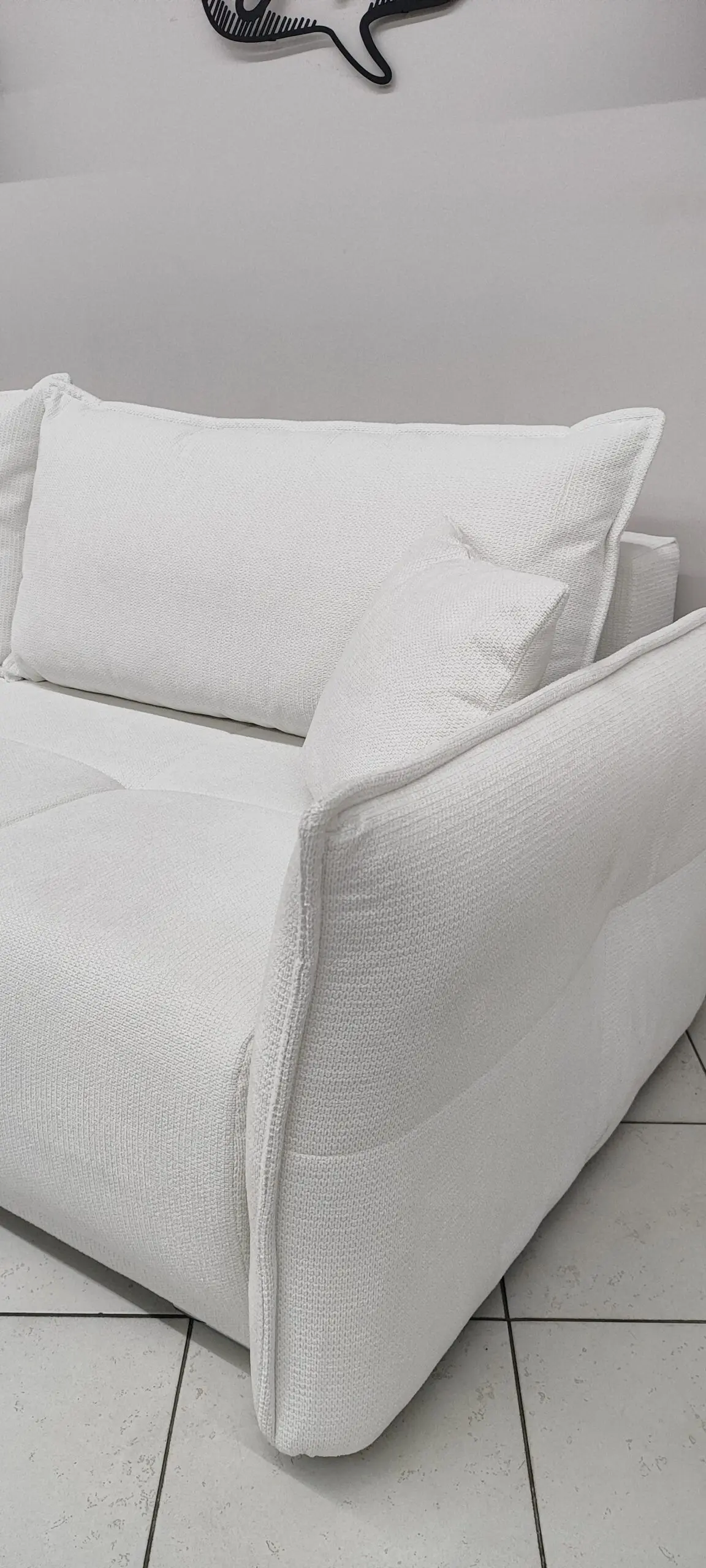 Canapea Mobiland Vibe Aragon 01 (White) - 3