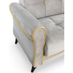 Canapea Mobiland Victoria (Grey/Yellow) Thumb