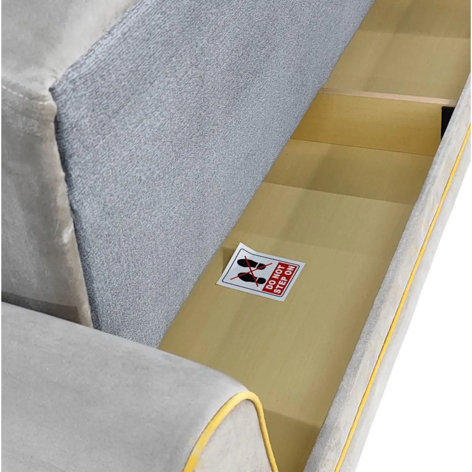 Canapea Mobiland Victoria (Grey/Yellow) - 5