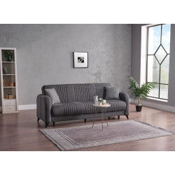 Canapea Mobiland Zayba Terkos 15 (Dark Grey)