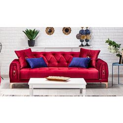 Canapea ModaLife Anfora 3 locuri (Red)