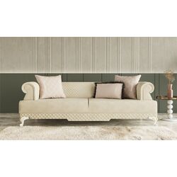 Canapea ModaLife Hurrem 172 2 locuri (Cream)