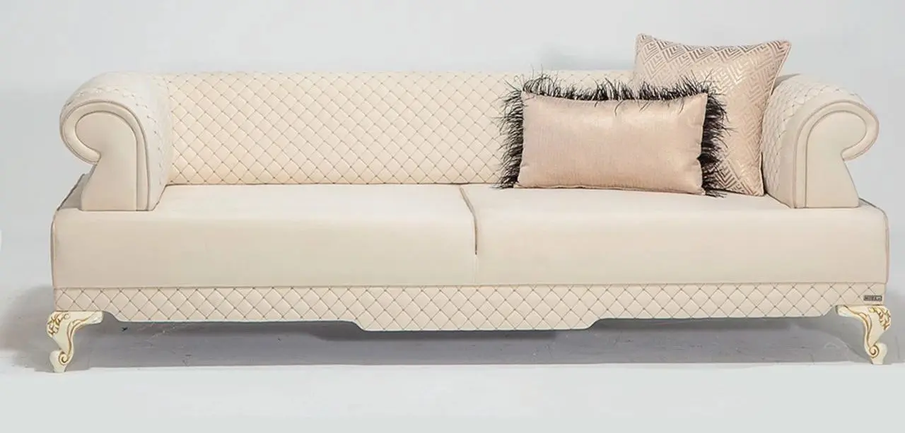 Canapea ModaLife Hurrem 172 2 locuri (Cream)