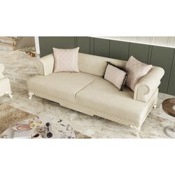 Canapea ModaLife Hurrem 223 3 locuri (Cream) Thumb