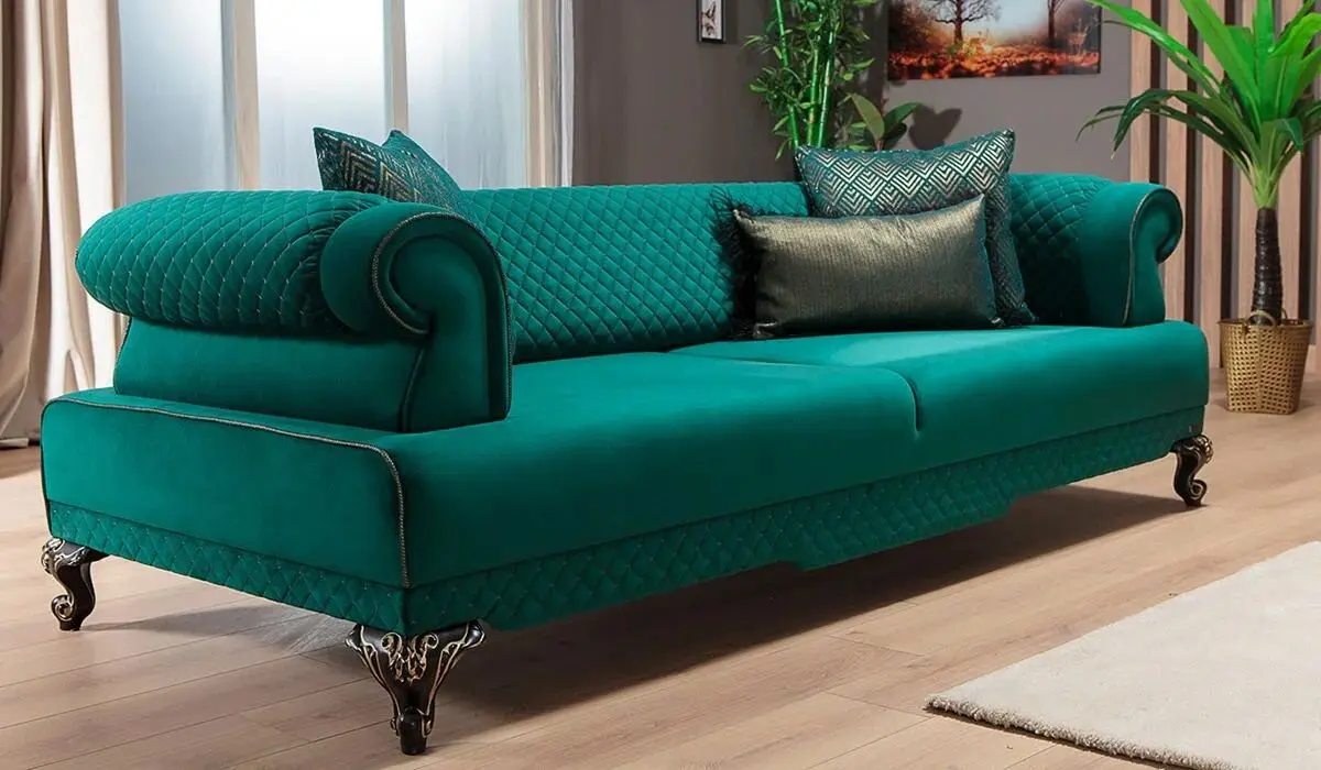 Canapea ModaLife Hurrem 223 3 locuri (Green)