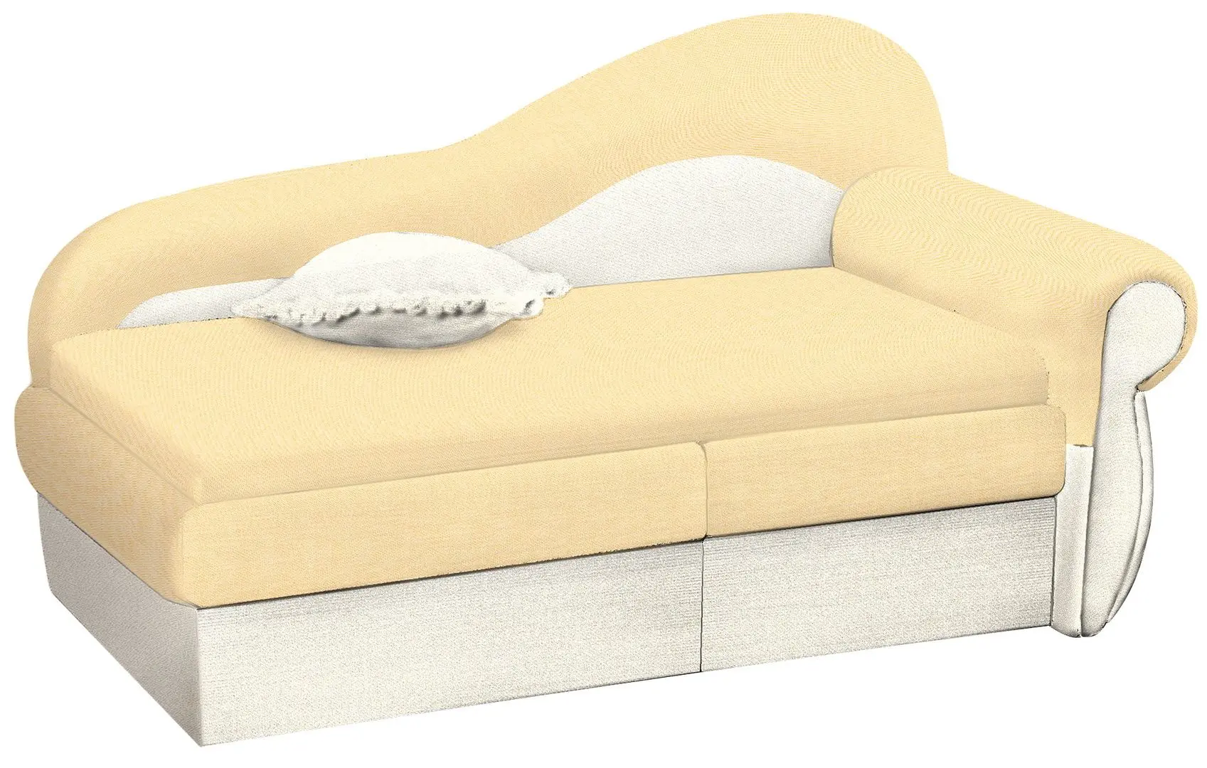 Canapea Modern Dolphin Flex 2/103 Yellow/Beige (colt Г) - 2