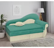 Canapea Modern Dolphin Flex 5/103 Green/Beige (colt Г)