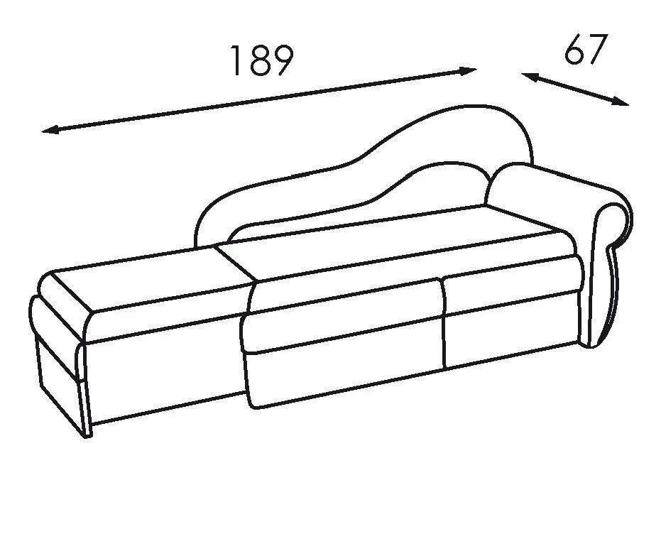 Canapea Modern Dolphin Flex 5/103 Green/Beige (colt Г)