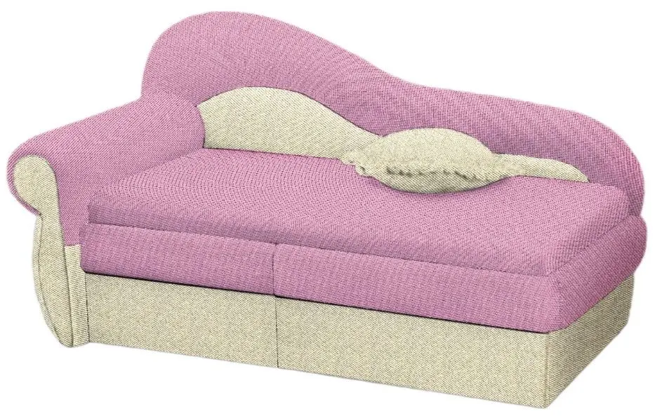 Canapea Modern Dolphin Flex 7/103 Pink/Beige (colt 7) - 2