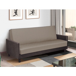 Canapea Modern Adam 3 Tiffani 25/Cosmic 30 (Brown/White/Brown Dark)