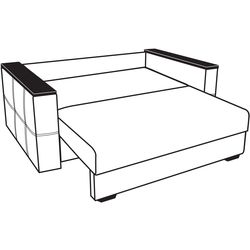 Диван Modern Arthur Alaska 28/Alaska 03 (Brown/Dark Brown) Thumb