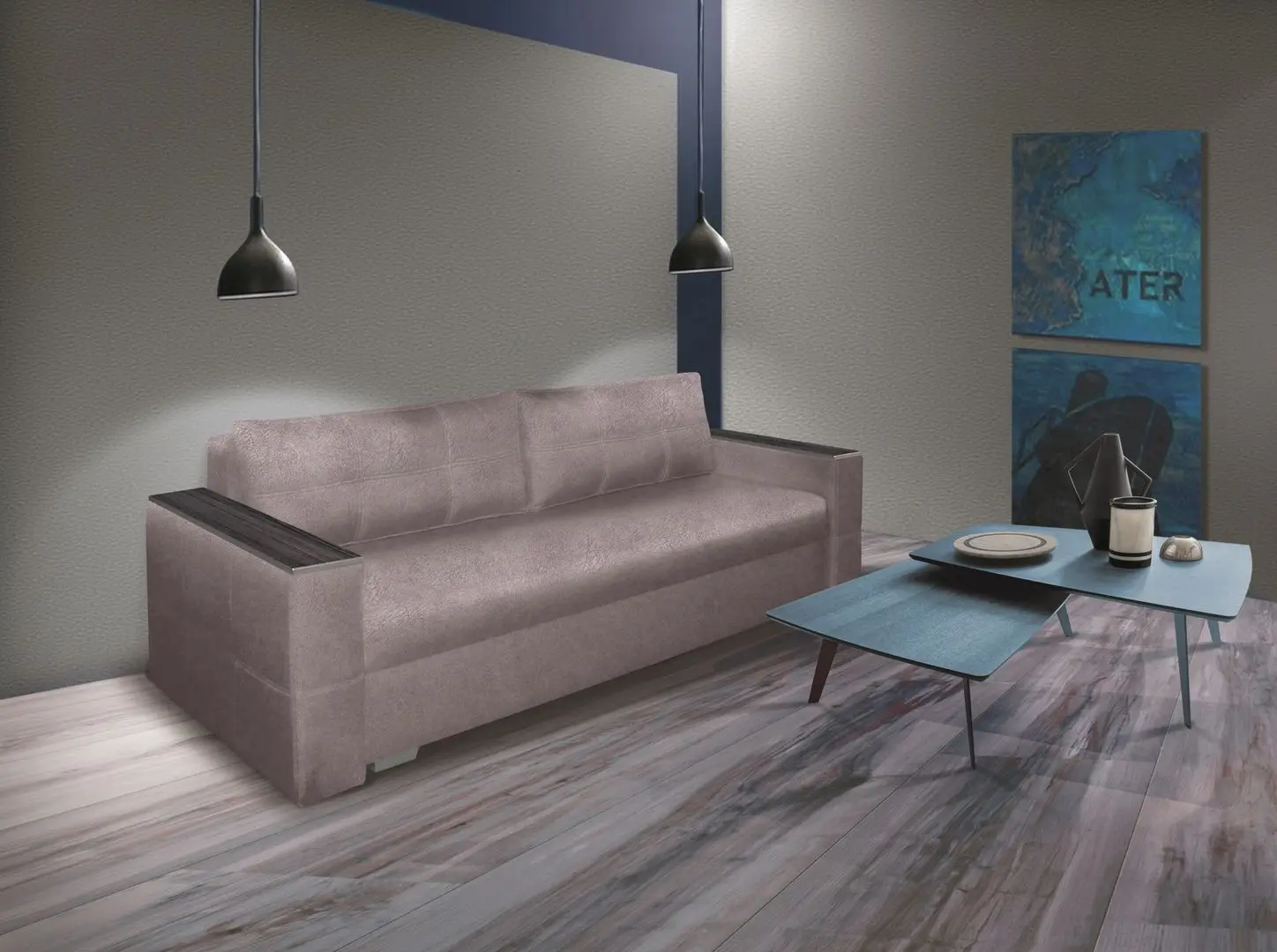 Диван Modern Arthur New Vavilon 65 (Grey Brown)