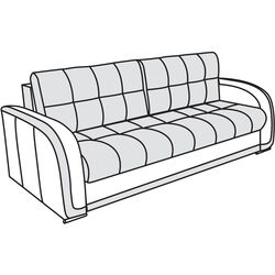 Canapea Modern Barton Alaska 08/Fly Nova 2233 (Pearl Blue/Grey) Thumb