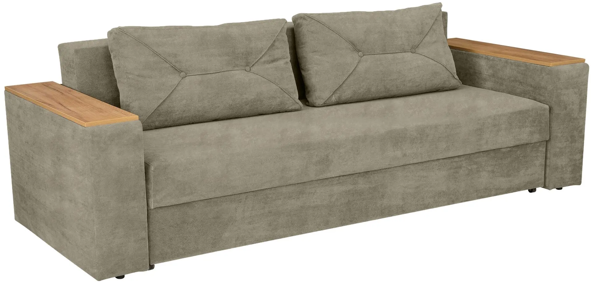 Canapea Modern Dallas New Vavilon 62 (Dark Beige/Oak)