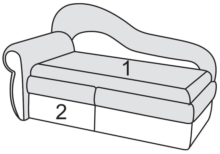Диван Modern Dolphin Luksor 8/Flex 103 Lilac/Beige (угол 7)