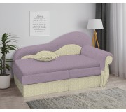 Canapea Modern Dolphin Luksor 8/Flex 103 Lilac/Beige (colt Г)