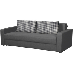 Диван Modern Flint 2 Alaska 10 Total Eclipse/Tiffani 29 (Dark Gray/White/Black) Thumb