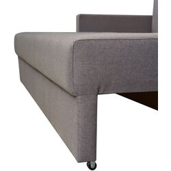 Canapea Modern Flint 2 Asti 19/Classic 04 (Dark Gray/White/Black) Thumb