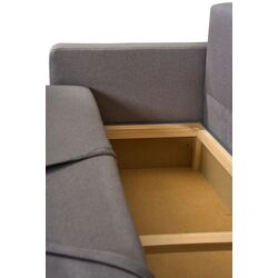 Canapea Modern Flint 2 Asti 19/Classic 04 (Dark Gray/White/Black) Thumb