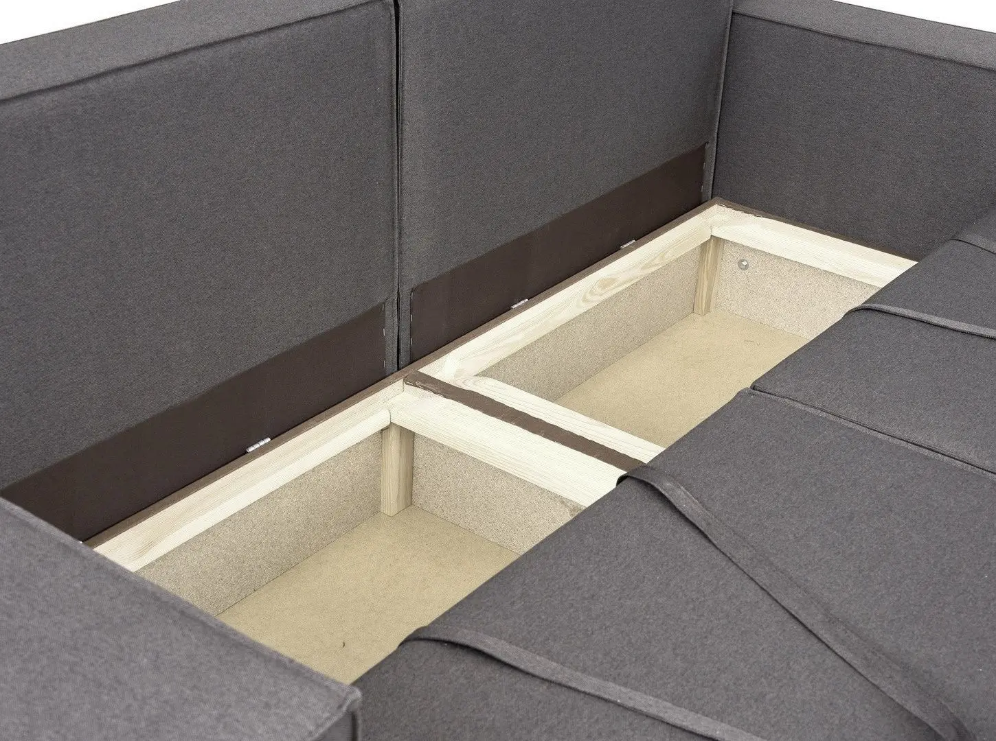 Canapea Modern Kvadro Alaska 10 Total Eclipse (Dark Gray)