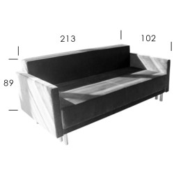 Диван Modern Leticiya Kanna 85 (Green) Thumb