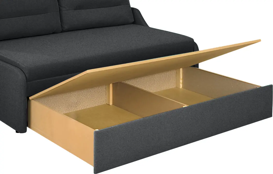 Canapea Modern Melissa 1.6 Alaska 10 (Dark Gray)