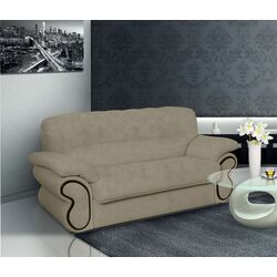 Canapea Modern Oskar New Vavilon 62 (Dark Beige/Wenge)