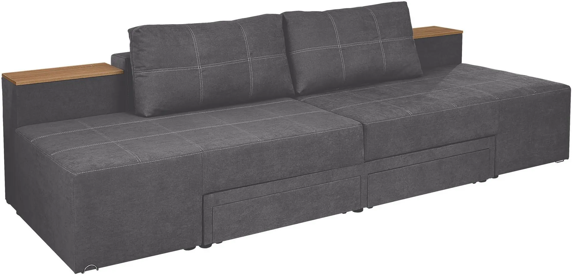 Диван-трансформер Modern Rio 2 Alaska 10 Total Eclipse (Dark Gray)