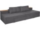 Canapea-transformer Modern Rio 2 Asti 19 (Dark Gray)