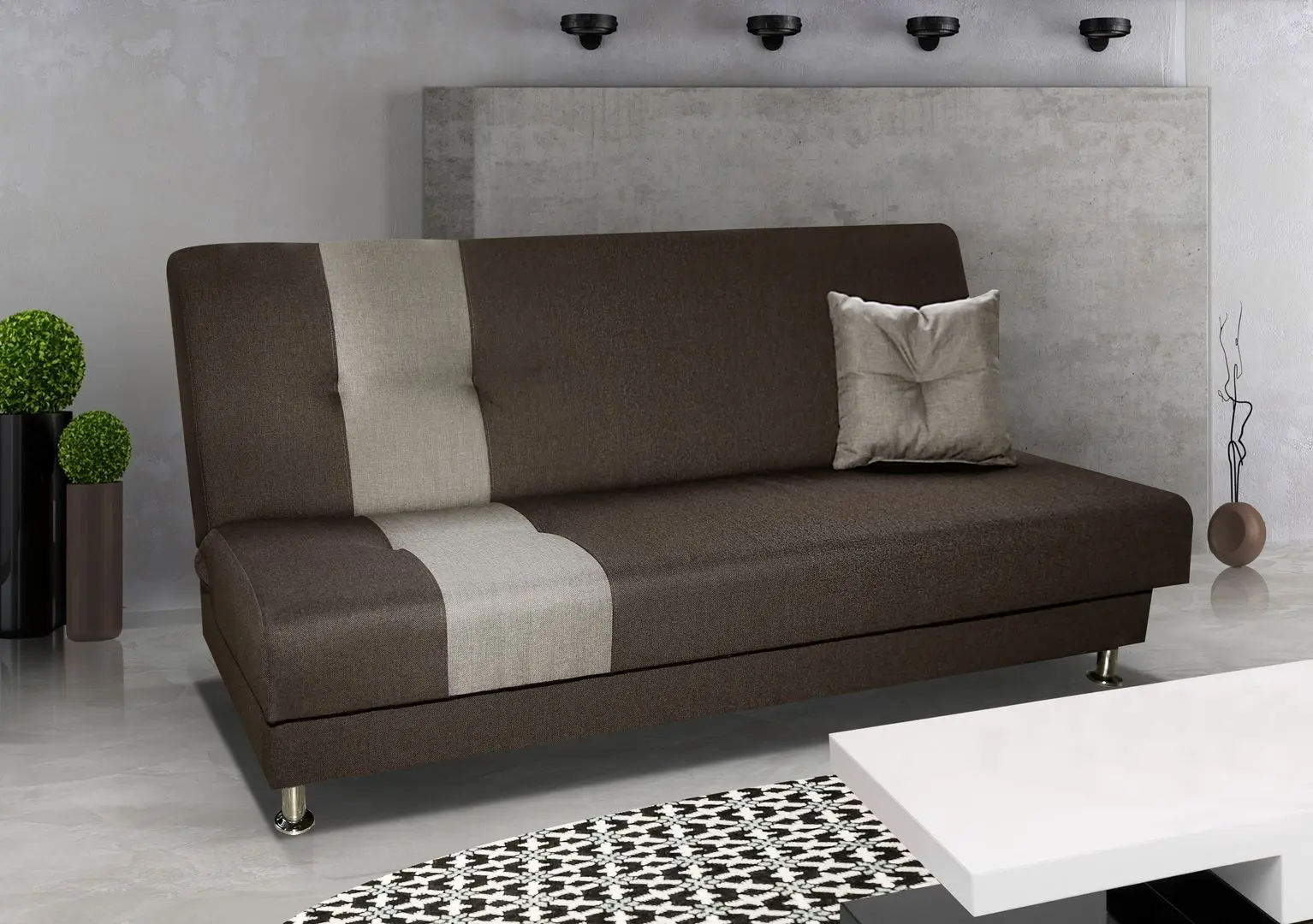 Диван Platan Ada 02 (Dark Brown/Cappuccino) - 2